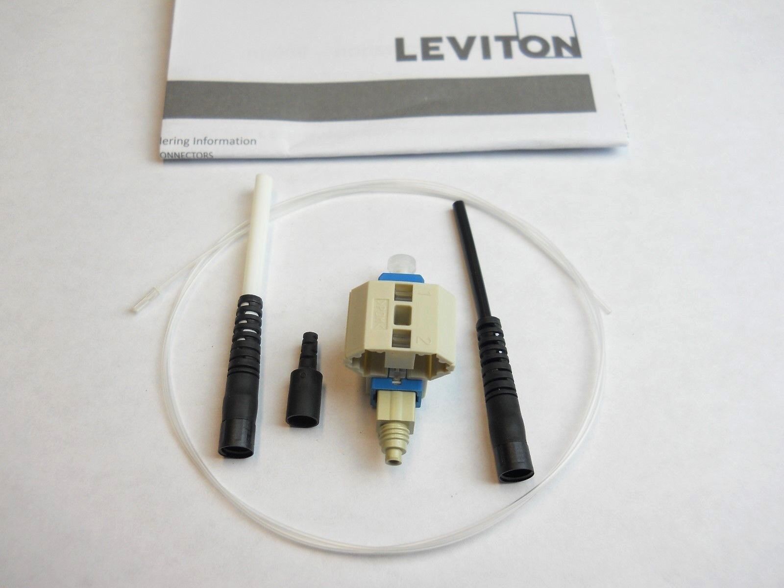 Leviton FastCAM SC Single-Mode Fiber Optic Connector (49991-SSC)(NOS)(QTY1ea)ALT