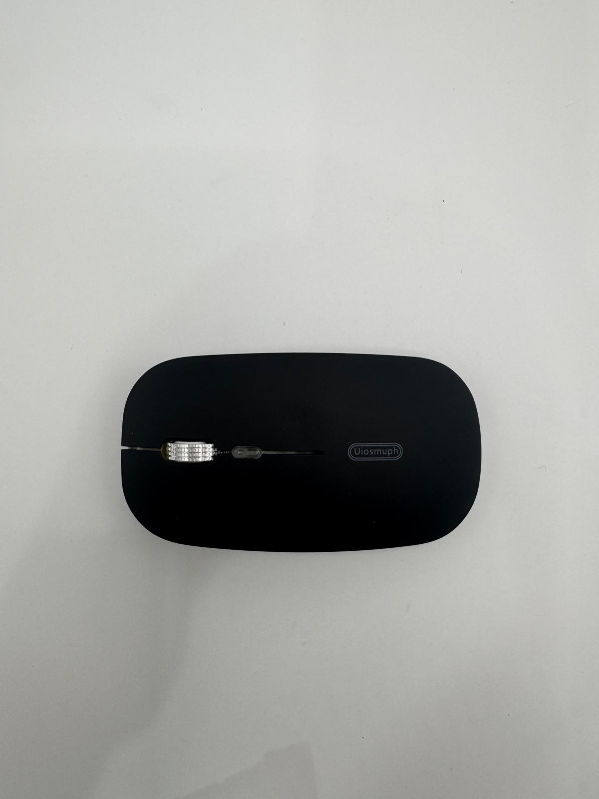 Uiosmuph LED Wireless Mouse, G12 Slim Rechargeable Silent Mouse, 2.4G Portable U