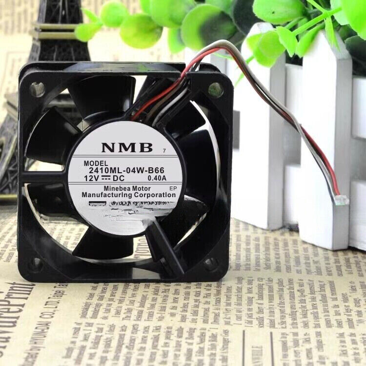 For NMB 2410ML-04W-B66 6025 12V 0.40A 6cm 4-Wire Chassis Cooling Fan