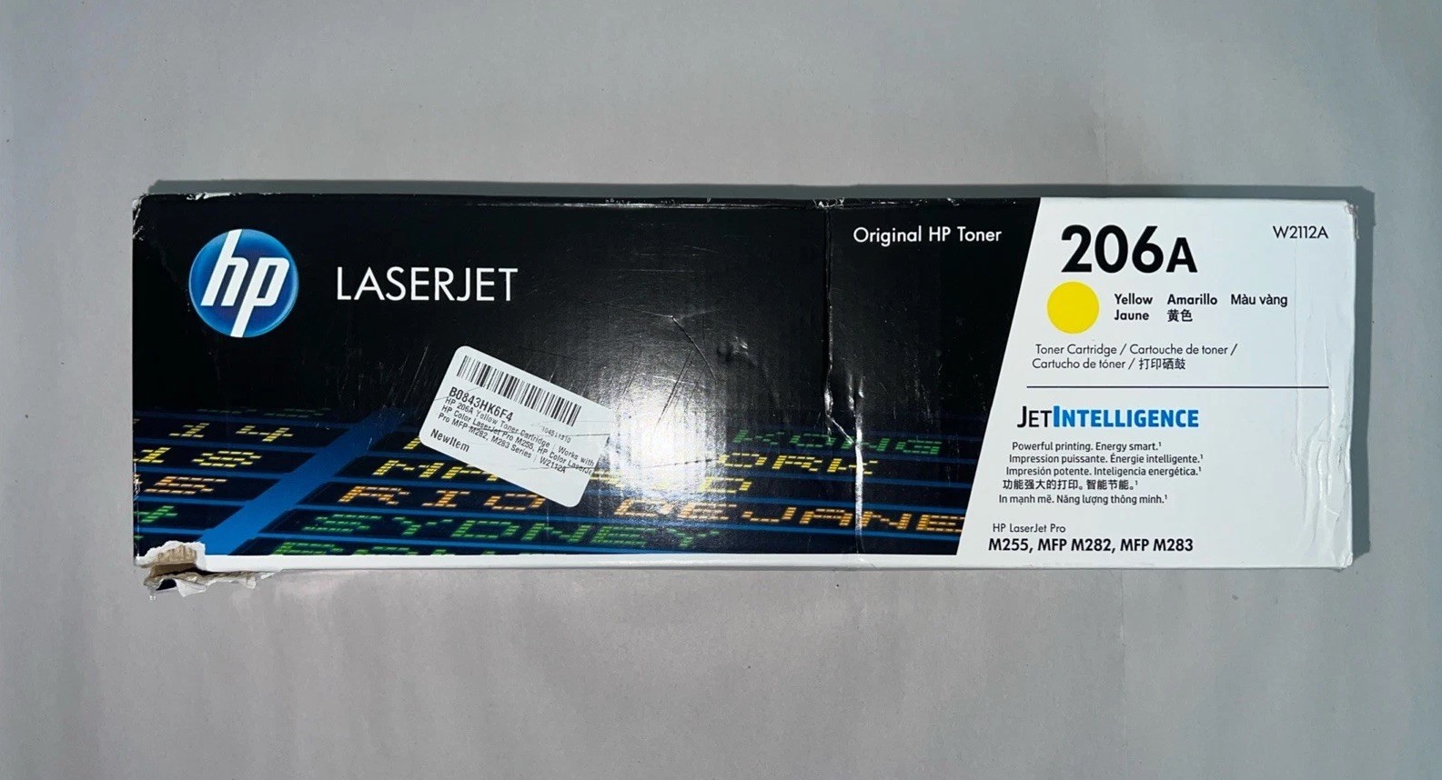 HP 206A Yellow Original LaserJet Toner Cartridge, W2112A *READ