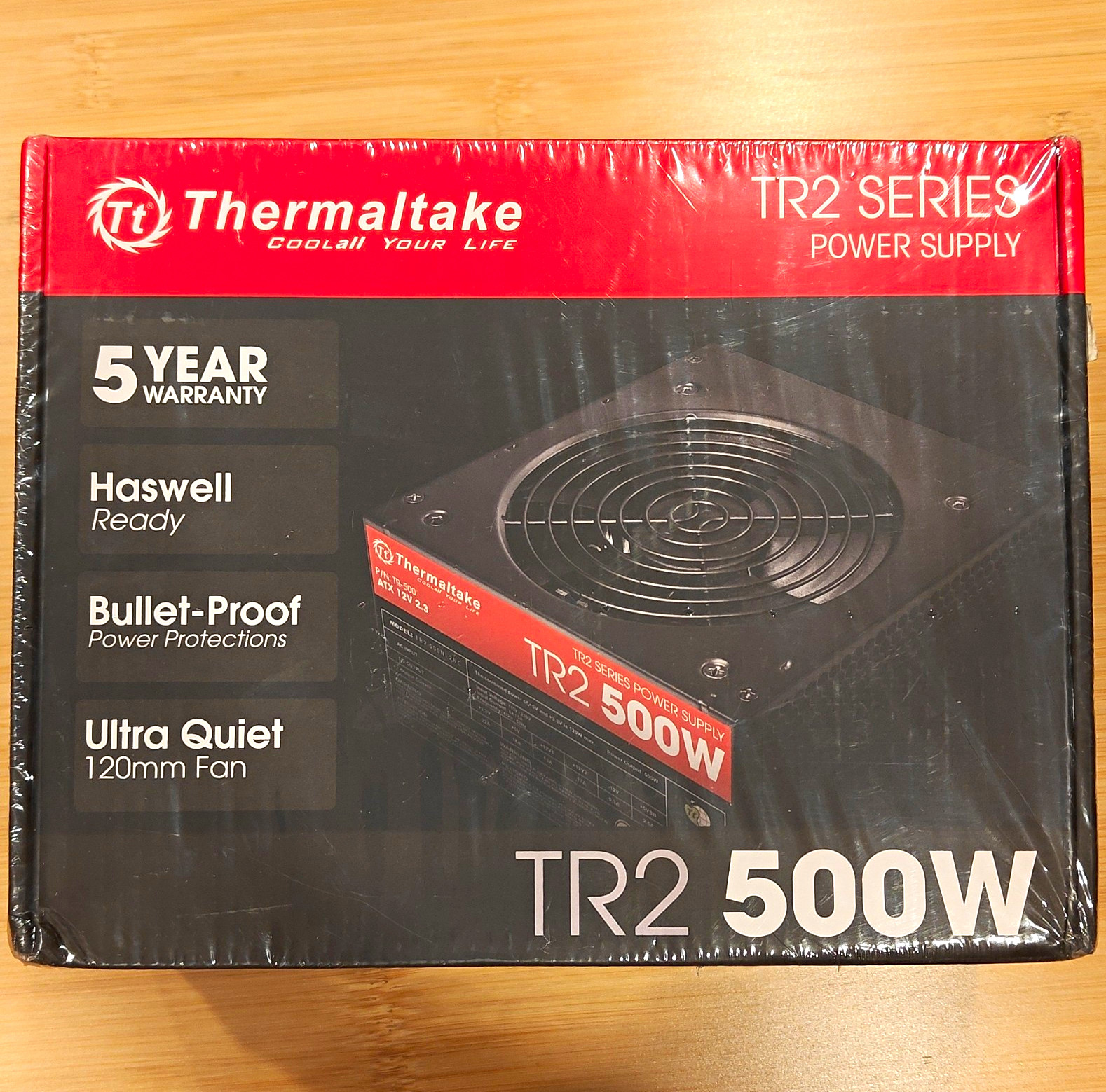 Thermaltake TR2 TR-500 500W ATX Power Supply Surge Protection Black