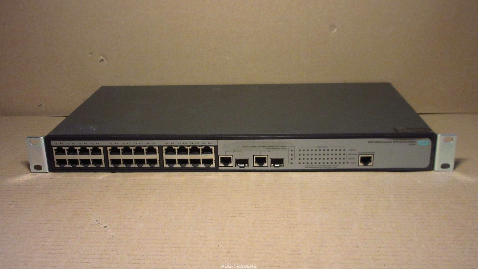 HP JG539A OfficeConnect 1910 24 PoE+ Switch 24x 10/100 + 2x SFP INCL RACK EARS