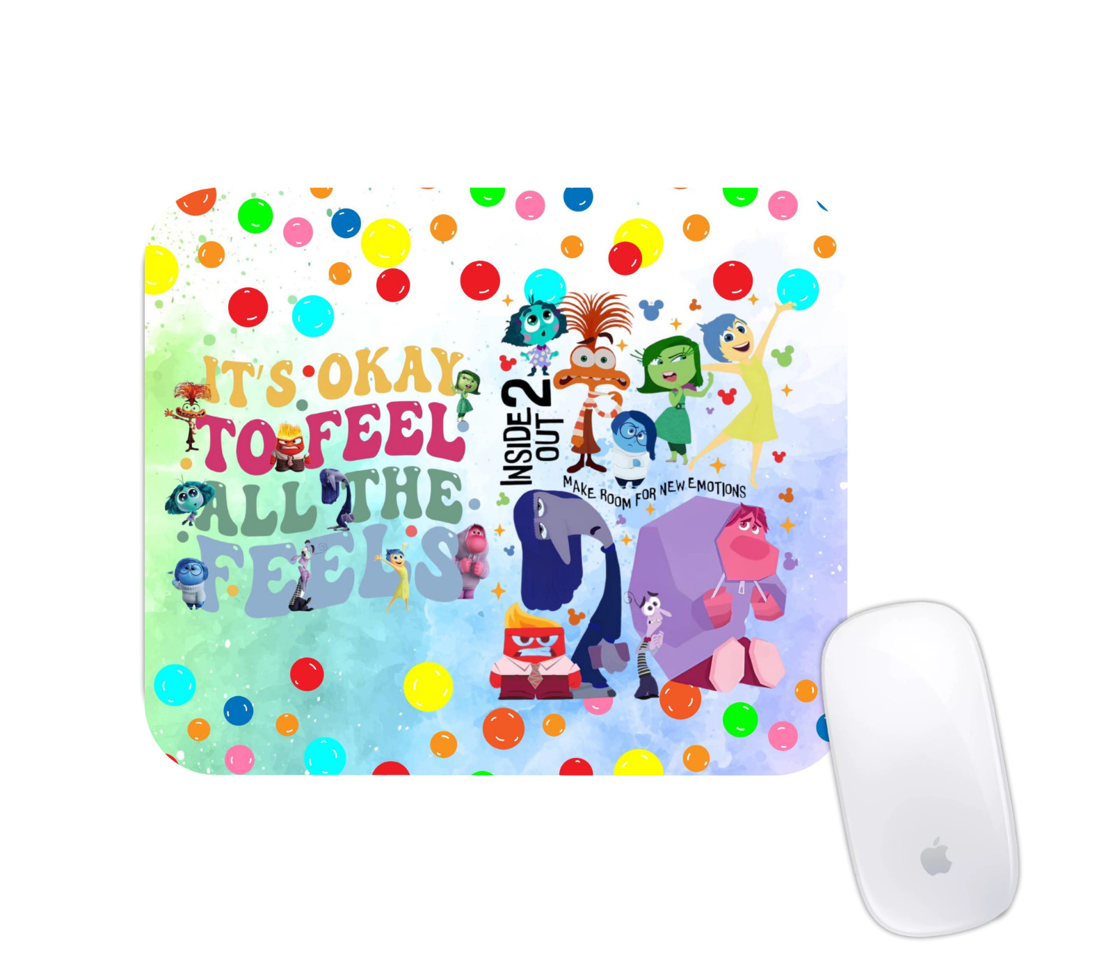 Inside Out Kids Movie Emotions Theme Mouse Pad Desk Office Mat