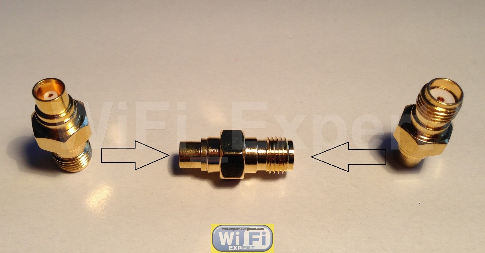 1 x Gold Plated SMA Female to MCX Female Straight RF Connector Adapter USA