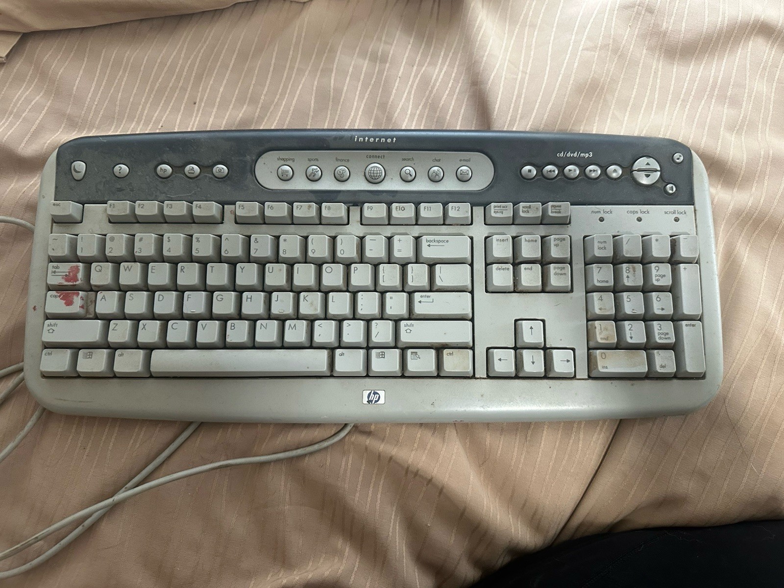 HP Internet Keyboard (Model 5181, Part Number 5187-0341) Circa 2000