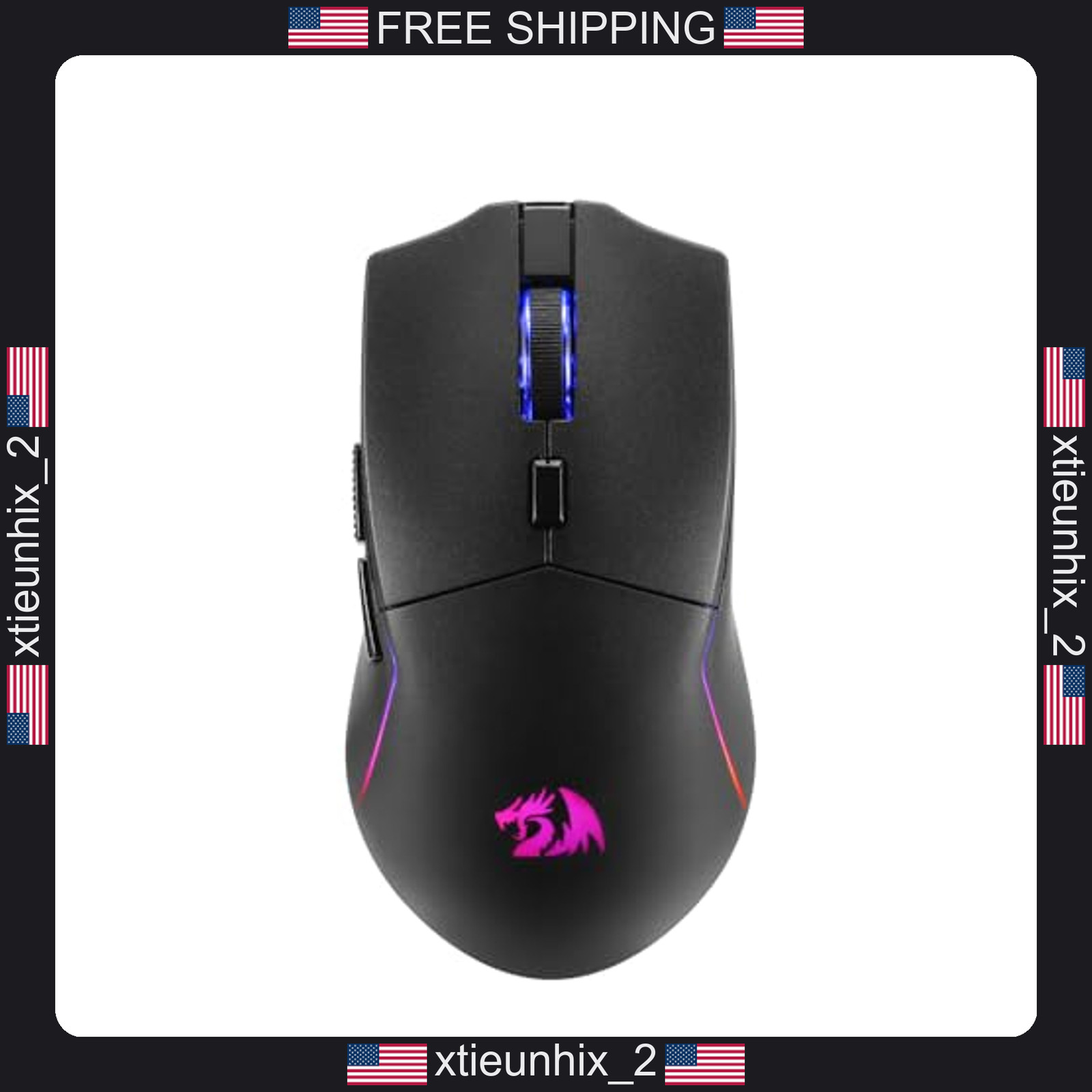Redragon M730 Pro Wireless Gaming Mouse 10000 DPI Lightweight RGB