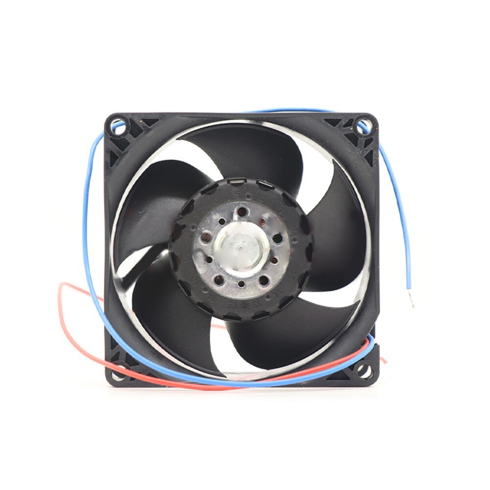 8214JN 24V 10.8W 2-Wire Axial Fan 80x80x38mm for Inverter Cooling