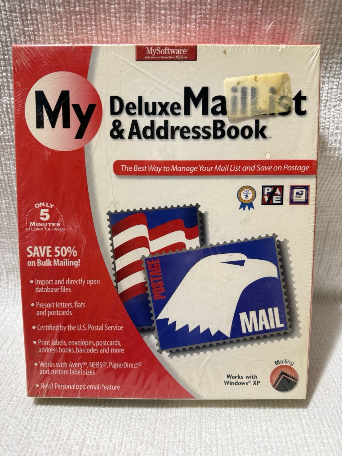 Vtg. Software-“MY DELUXE MAILLIST & ADDRESS BOOK -NIP