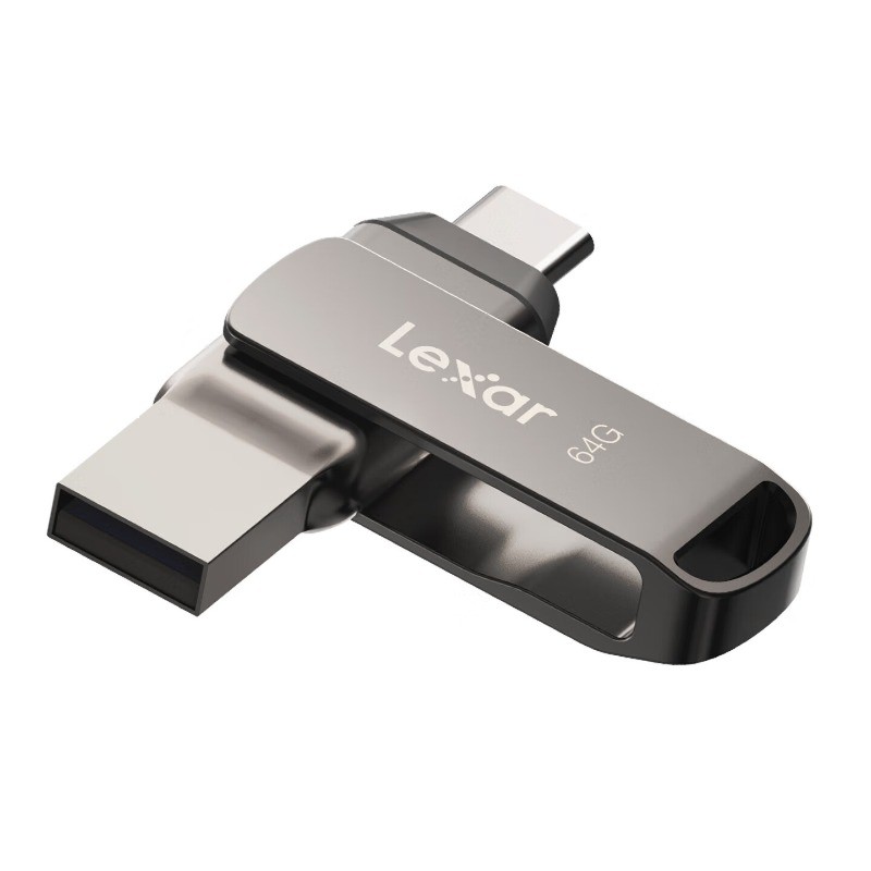 Lexar D400 USB 3.1 Gen 1 USB-C/USB-A -64 GB Flash Drive