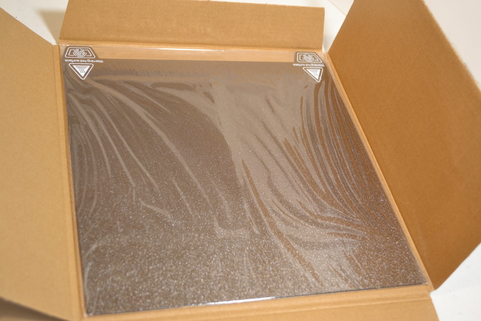 Textured PEI Spring Steel Sheet Build Plate 10 x 9.5 approx