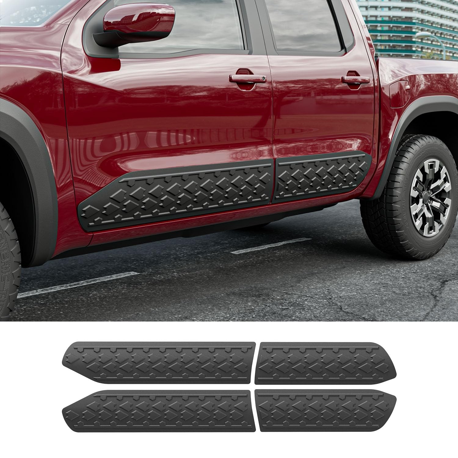 Frontier Side Trim 2025 Black ABS
