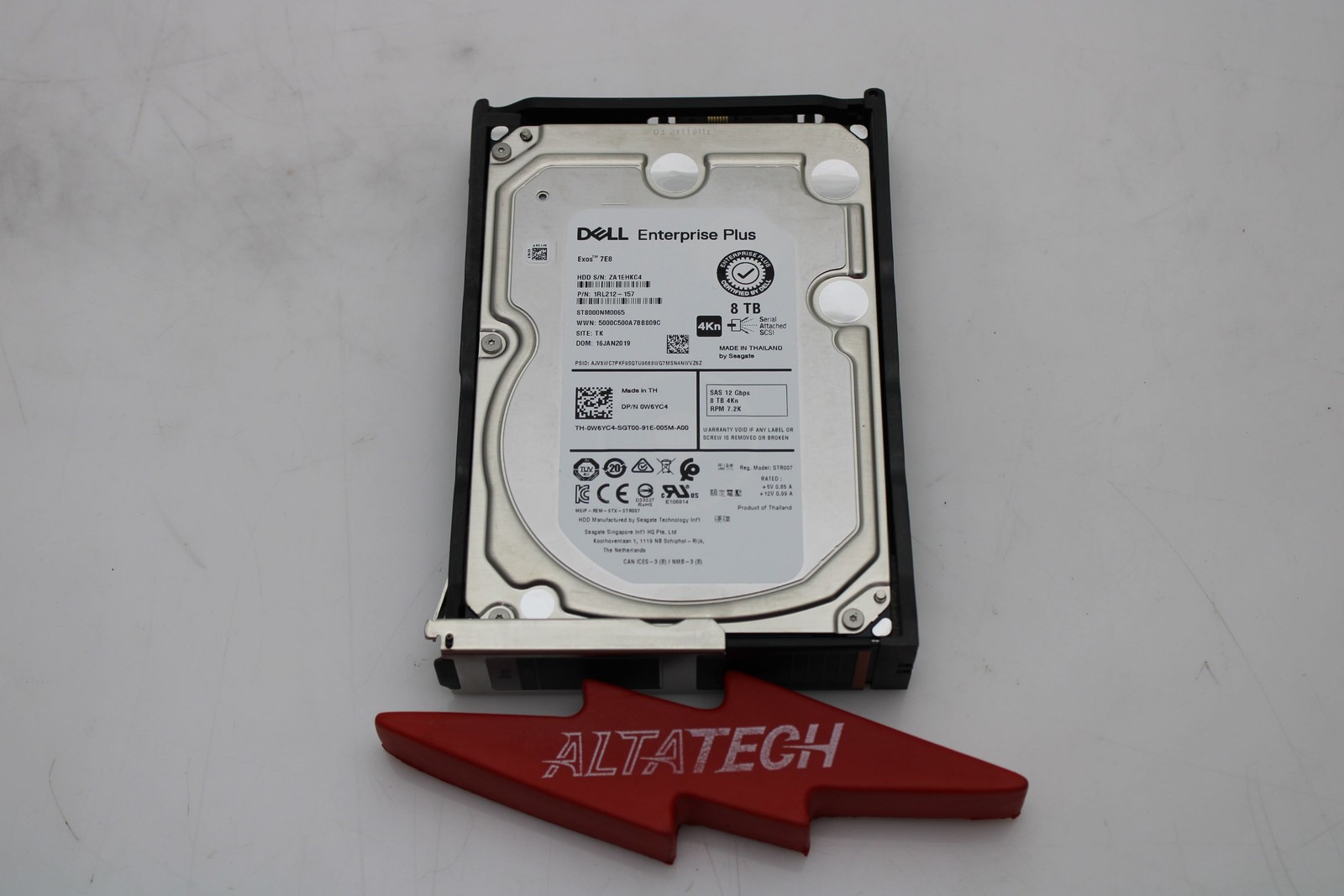 Dell W6YC4-CML 8TB 7.2K SAS 3.5 12G 4K 1RL212-157 | SERVER | COMPELLENT