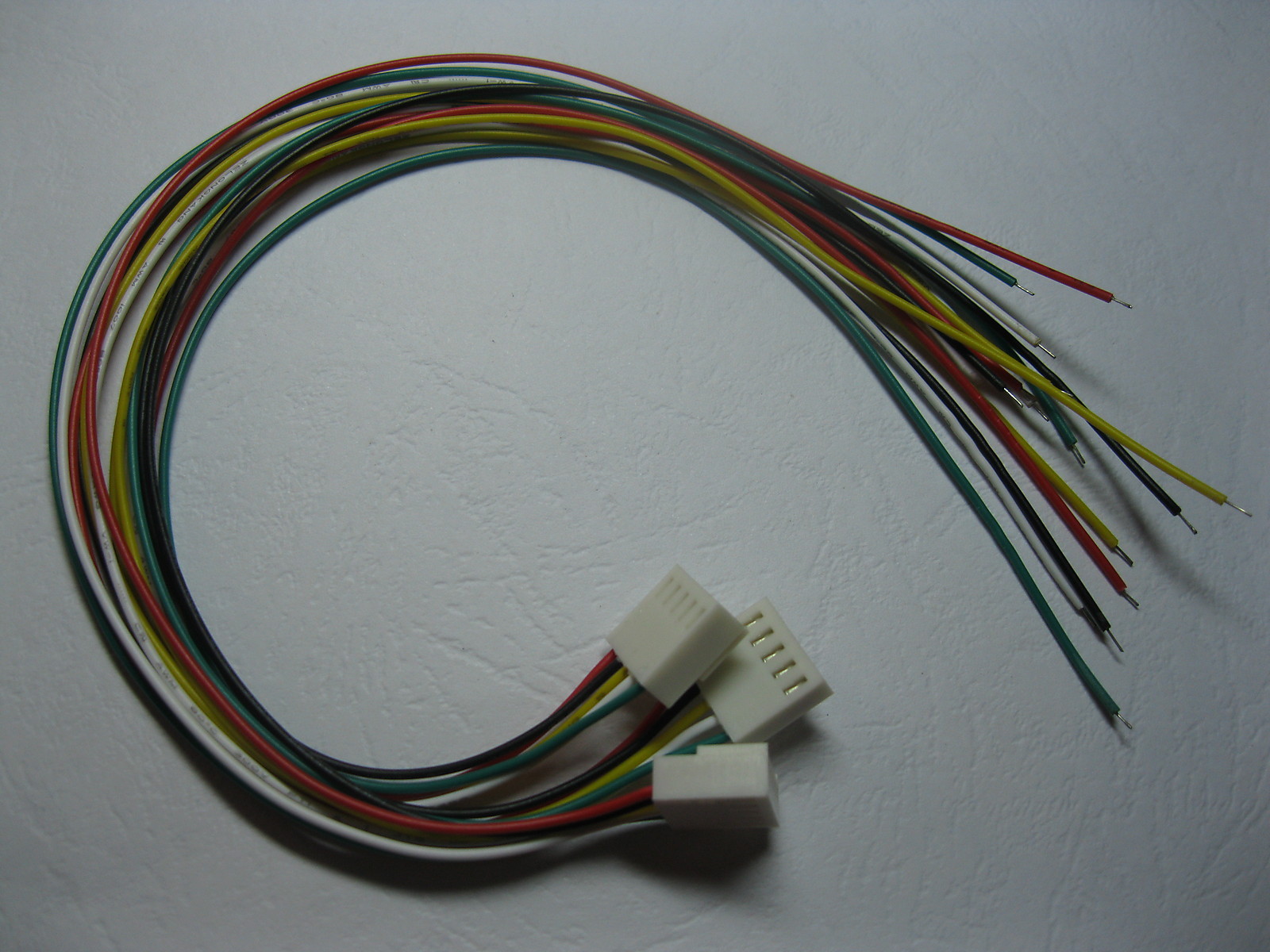 24 pcs 2510 Pitch 2.54mm 5 Pin Female Connector with 26AWG 30cm Leads Cable New