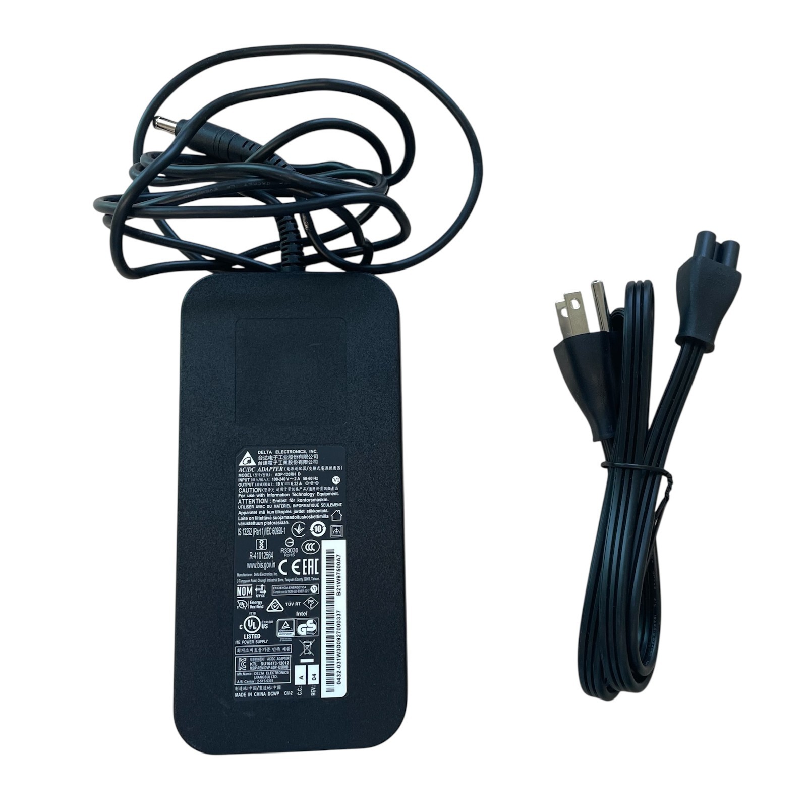 Delta Electronics ADP-120RH D AC Power Supply Adapter 120W With Cord (E433)