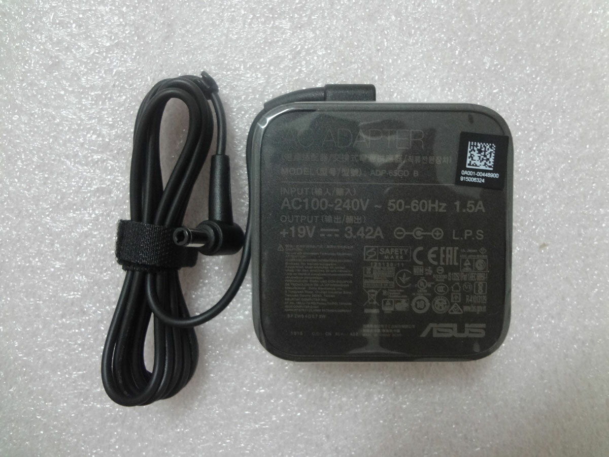 100%Original 19V 3.42A PA-1650-48 ADP-65GD B 65W for ASUS X55C Series AC Adapter