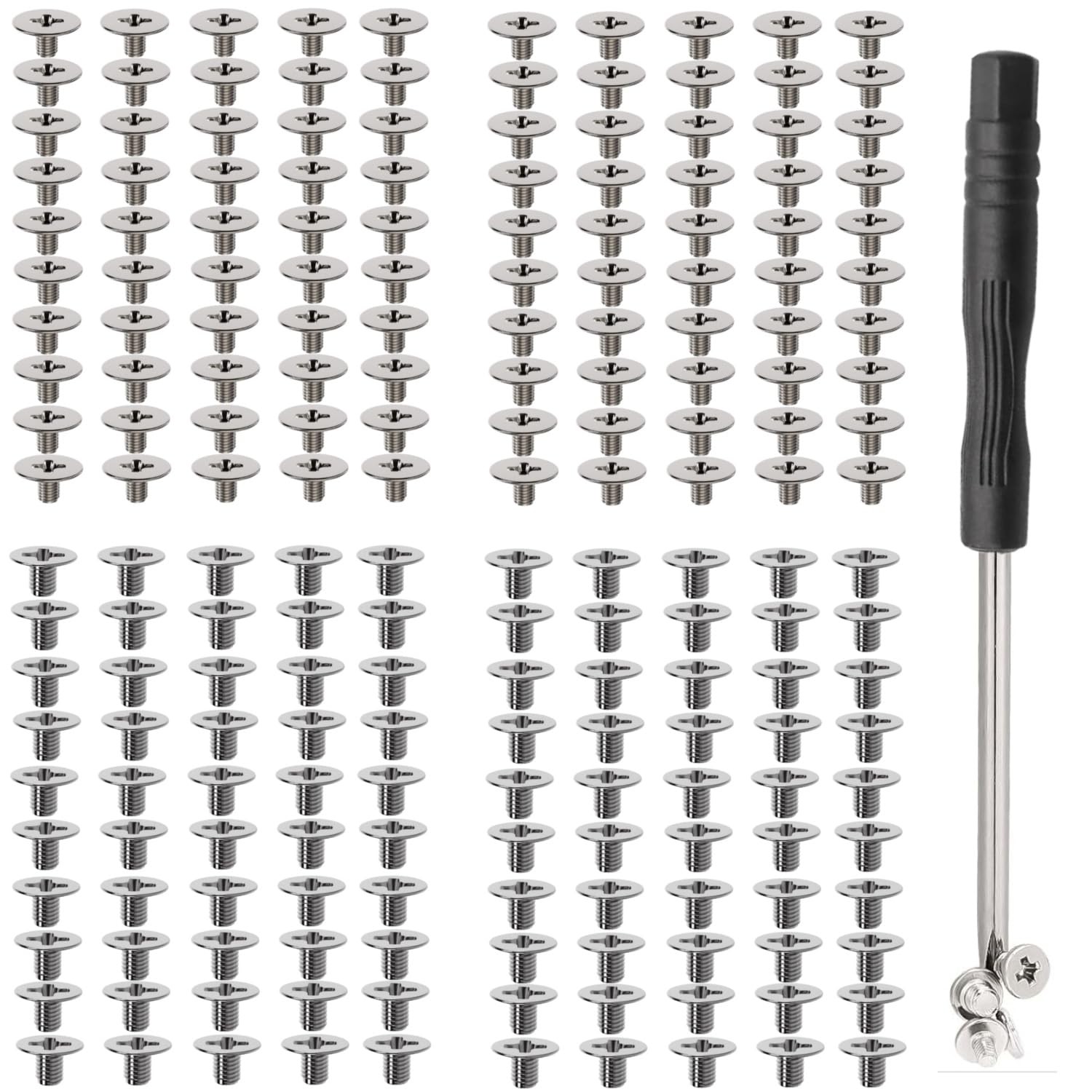 200Pieces M.2 SSD Mounting Screws M2 NVME Screws with Screwdriver for Laptop ...