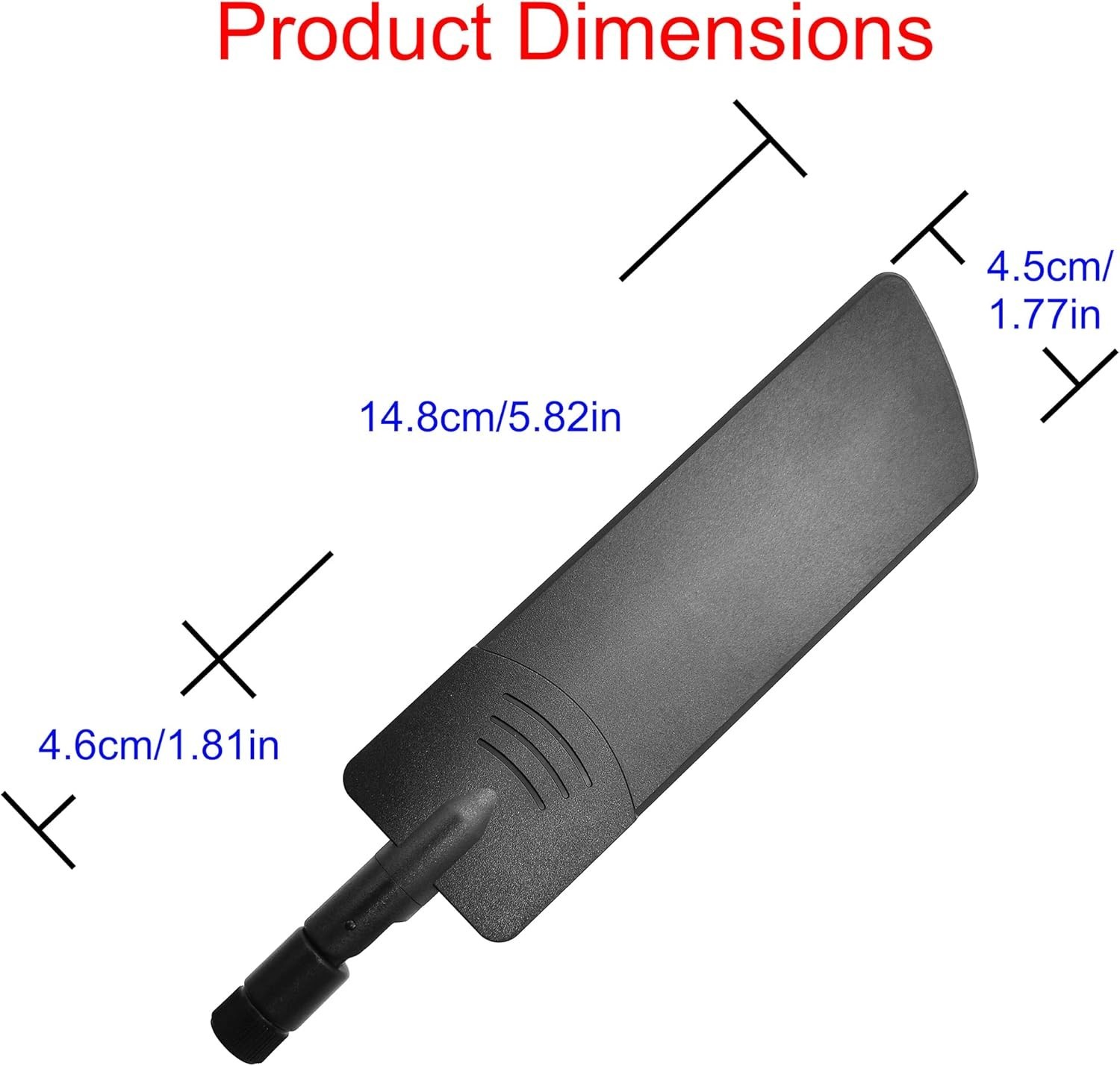 4G LTE Antenna 10Dbi 600-6000Mhz 3G 4G LTE Universal Wide Band Omni Directional