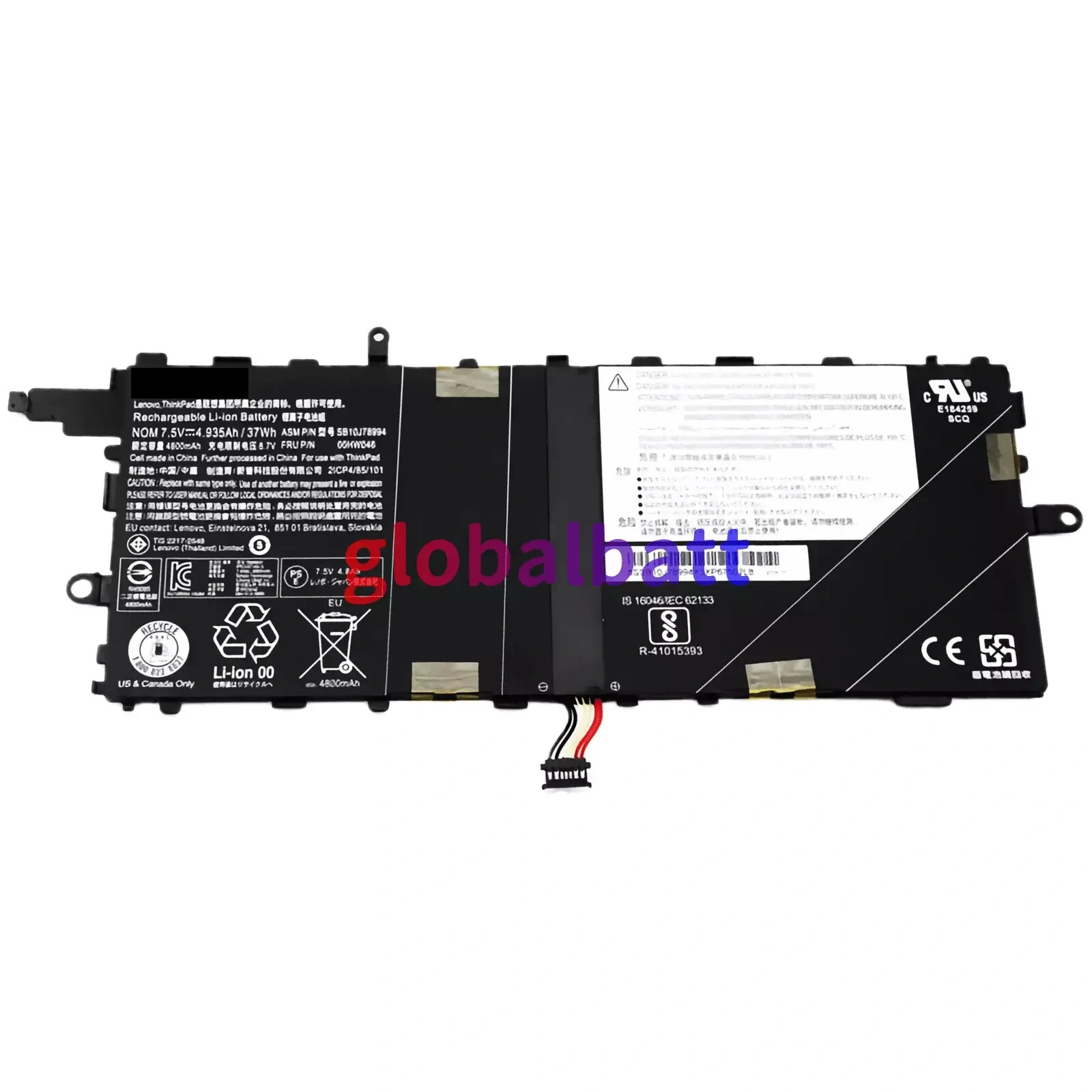 New Genuine 00HW045 00HW046 Battery for Lenovo Thinkpad X1 Tablet 12 Inch 2016