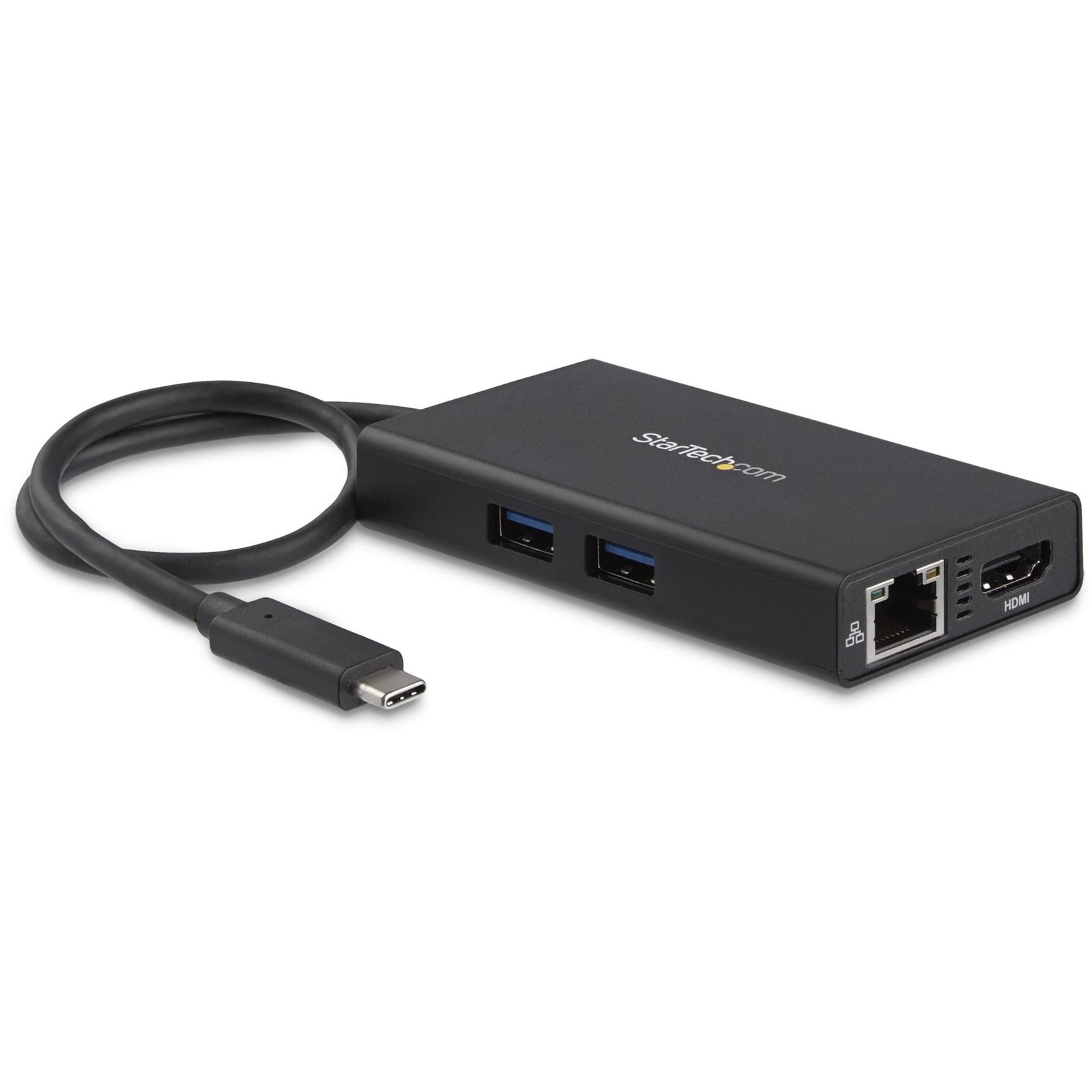 StarTech 4-in-1 USB-C Travel Dock 4K HDMI 60W PD GbE USB-A TAA