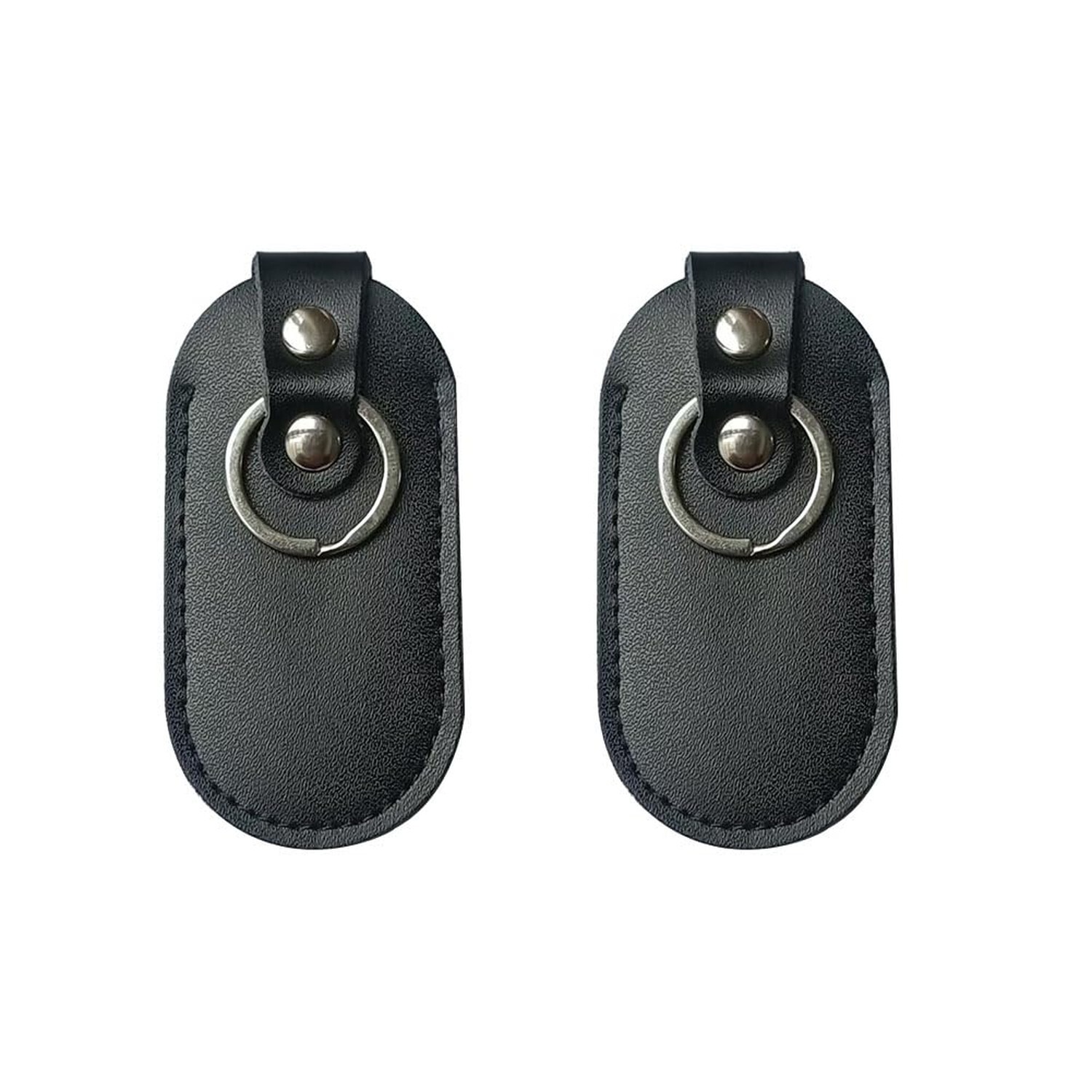 2PCS Dermis USB Storage Case Leather Cover for USB Flash Drive Easy Storage (...
