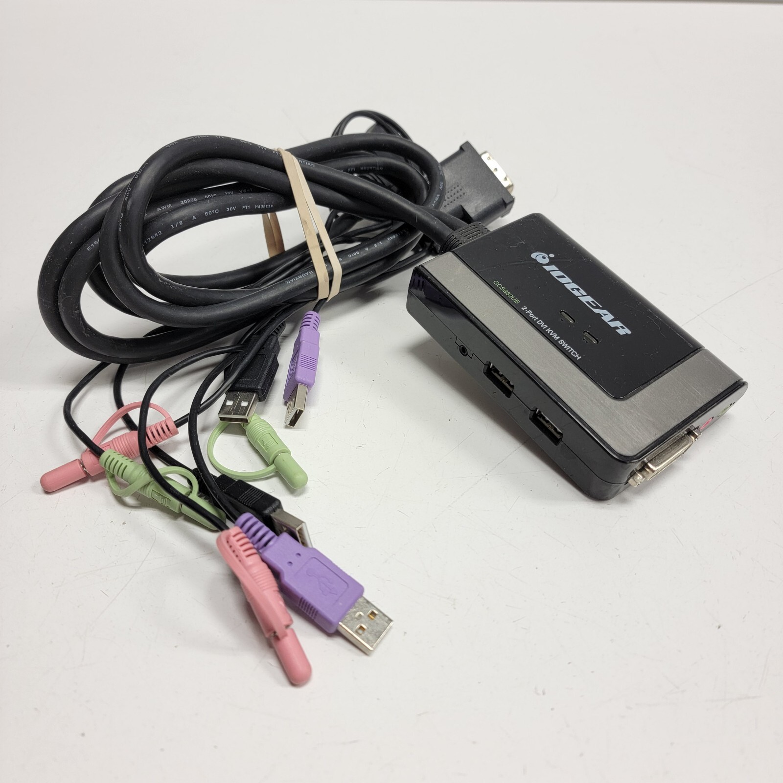 IOGEAR GCS932UB Dual USB DVI-D Audio 2-Port KVM Switch