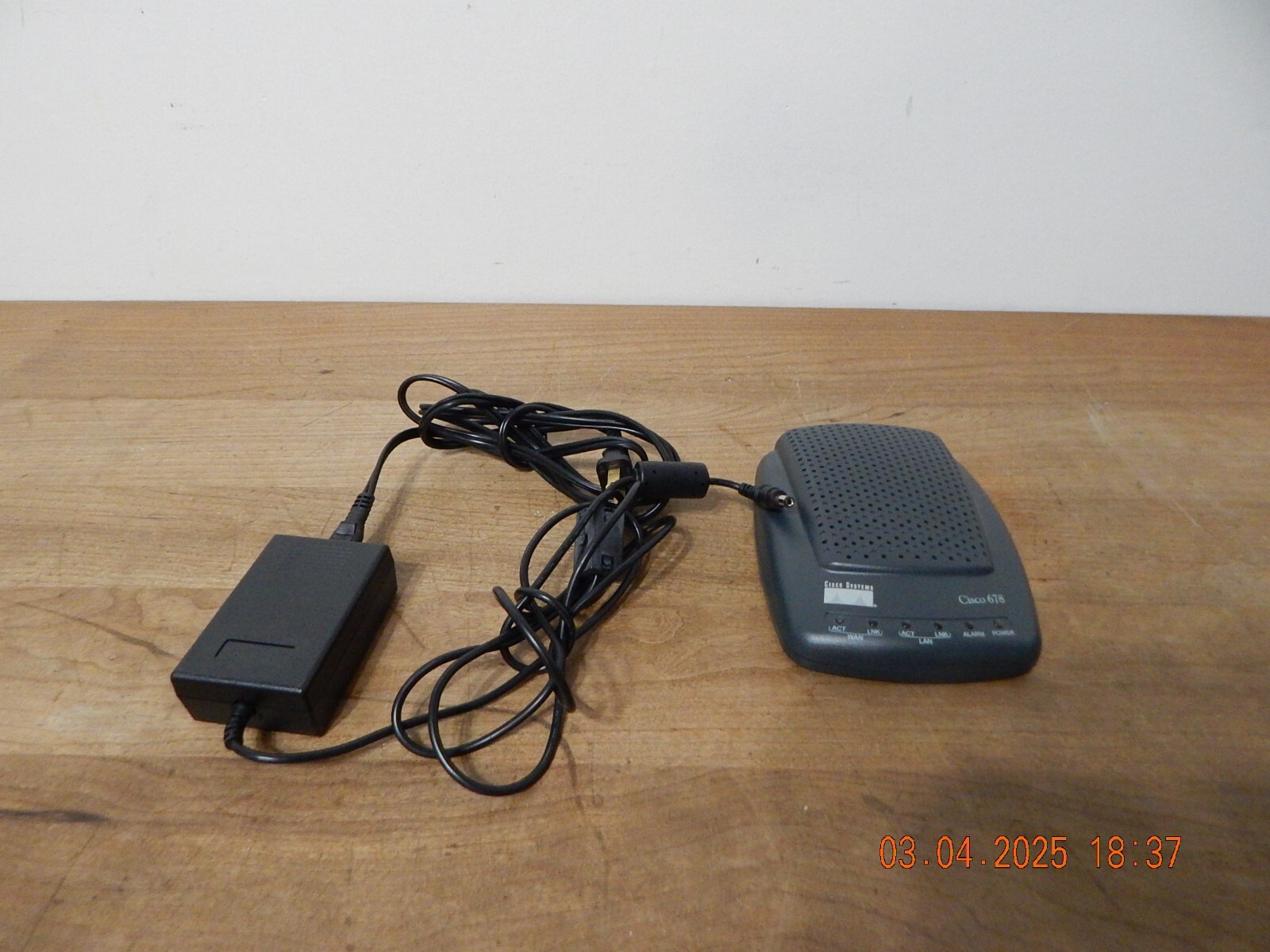 Cisco Systems 678 DSL Modem/Router- With Power Cord 2.4.1 DMT