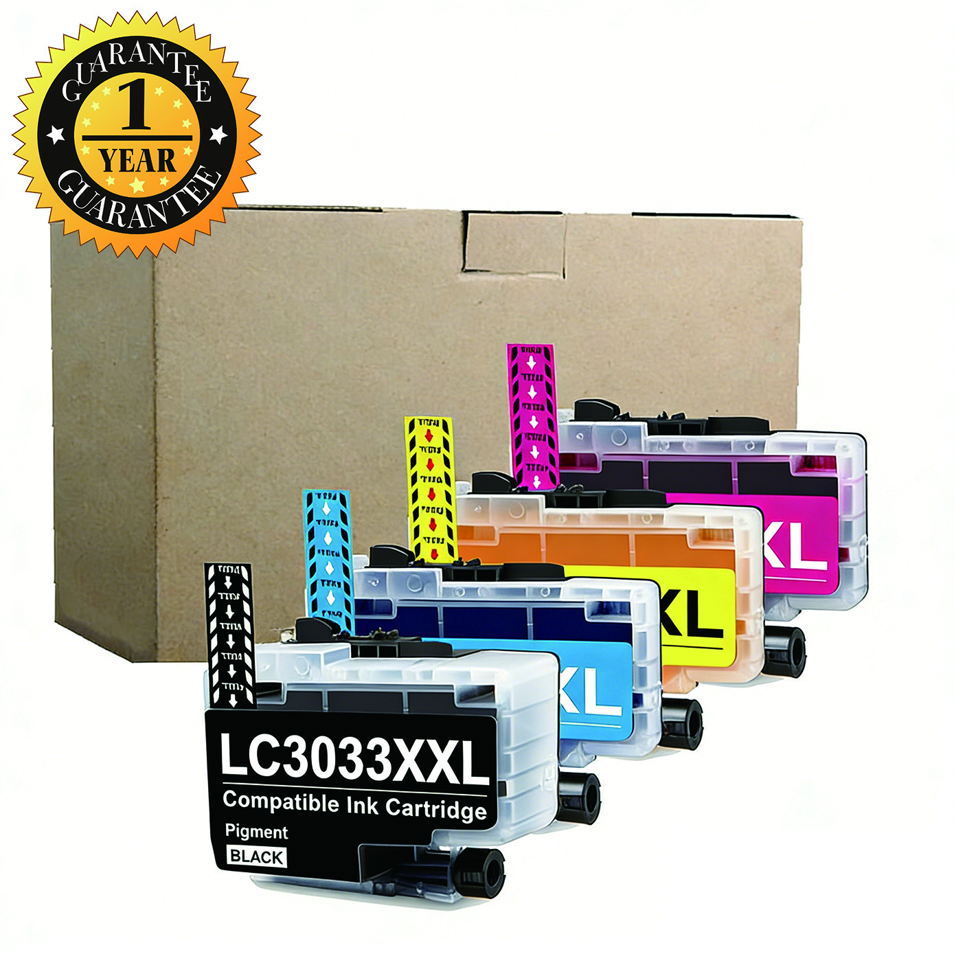4 Pack LC3033 XXL Ink Cartridge for Brother LC3033 MFC-J995DW MFC-J805DW SET