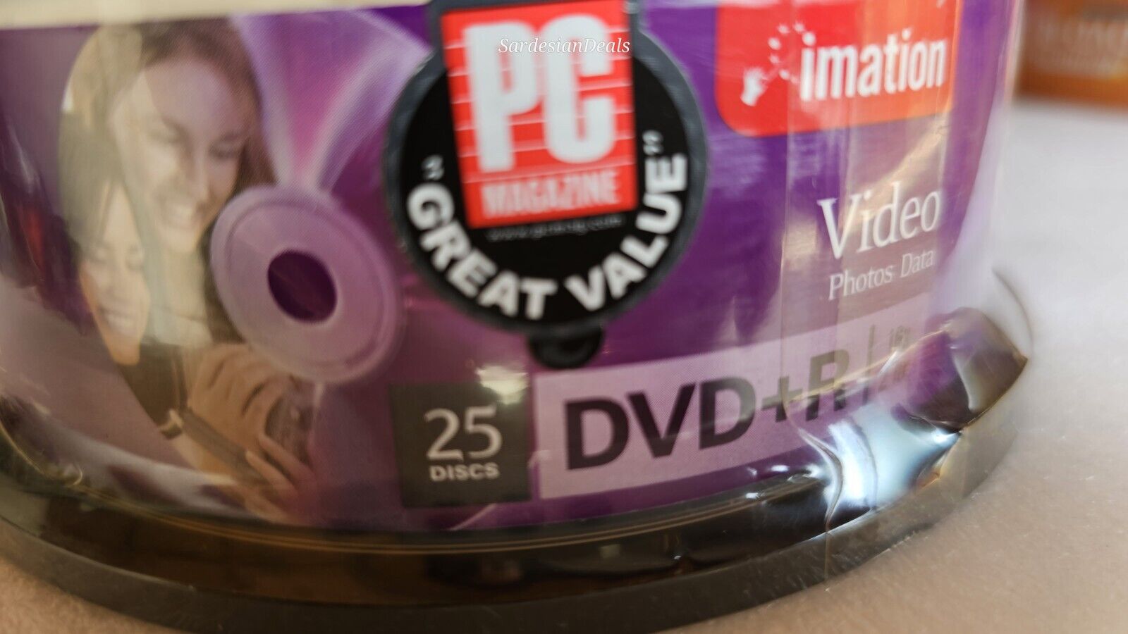 Imation DVD+R 4.7GB 8X 25 Disc Spindle  - Sealed 