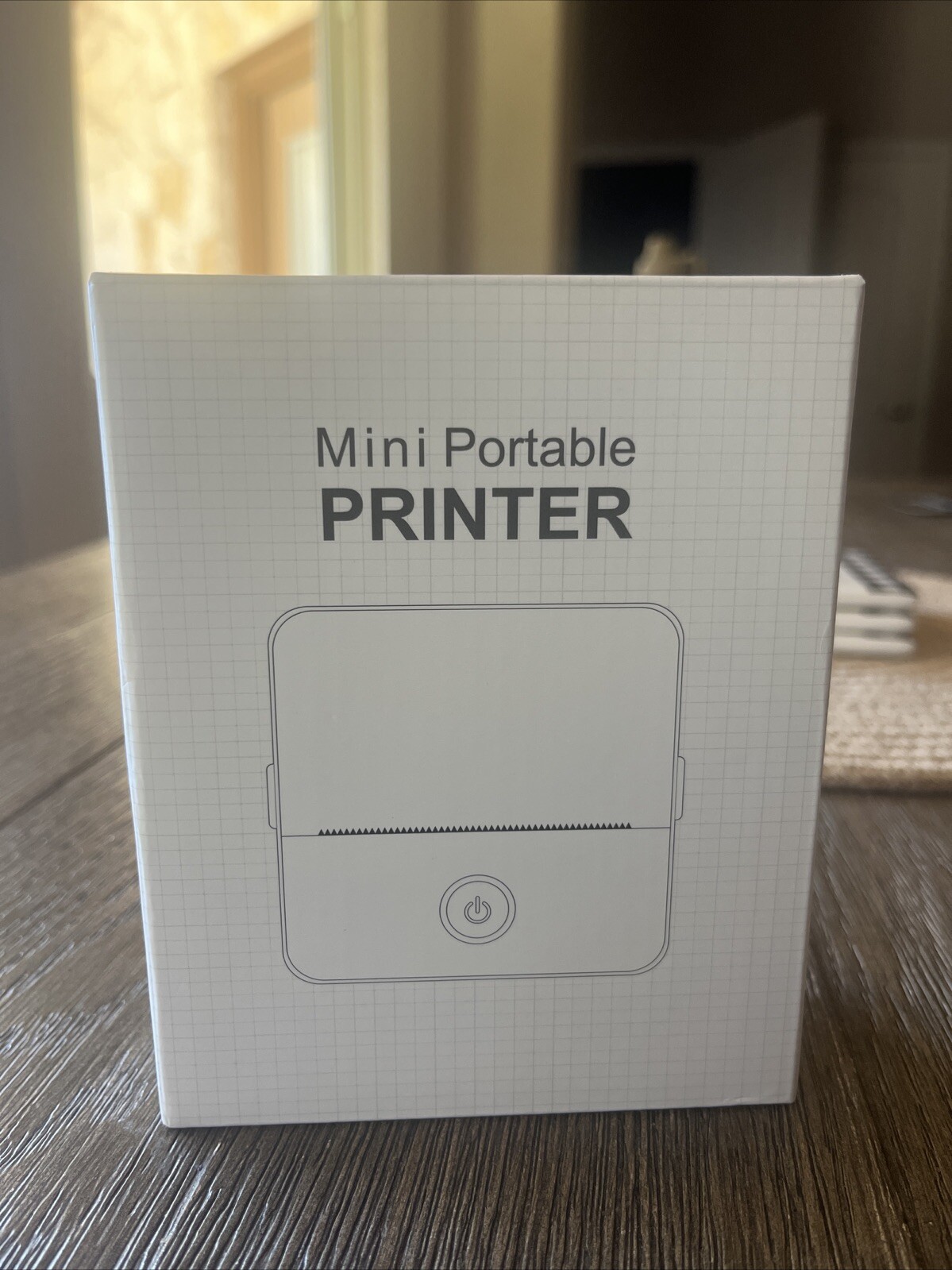 Mini Pocket Thermal Printer Bluetooth Sticker Printer Sticker Maker Machine I9A2