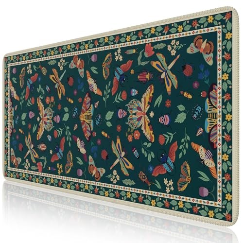 iCasso Desk Pad,Desk Matt for Desktop,Cute Mouse Pad,Green