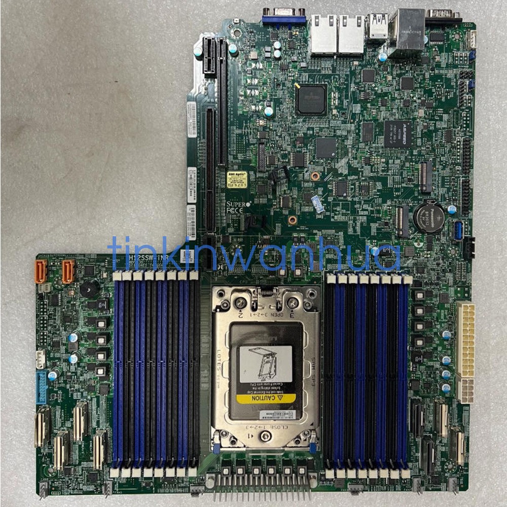 For Supermicro H12SSW-iNR Server Motherboard Socket SP3 DDR4 Mainboard