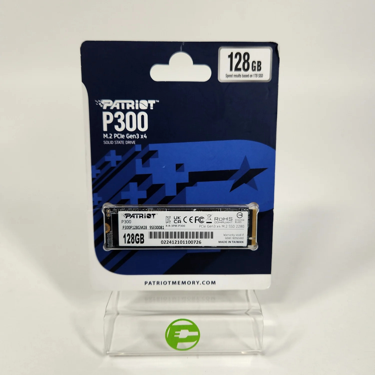 New Patriot 2280mm P300 128GB M.2 NVMe Gen 3.0 x 4 SSD P300P128GM28