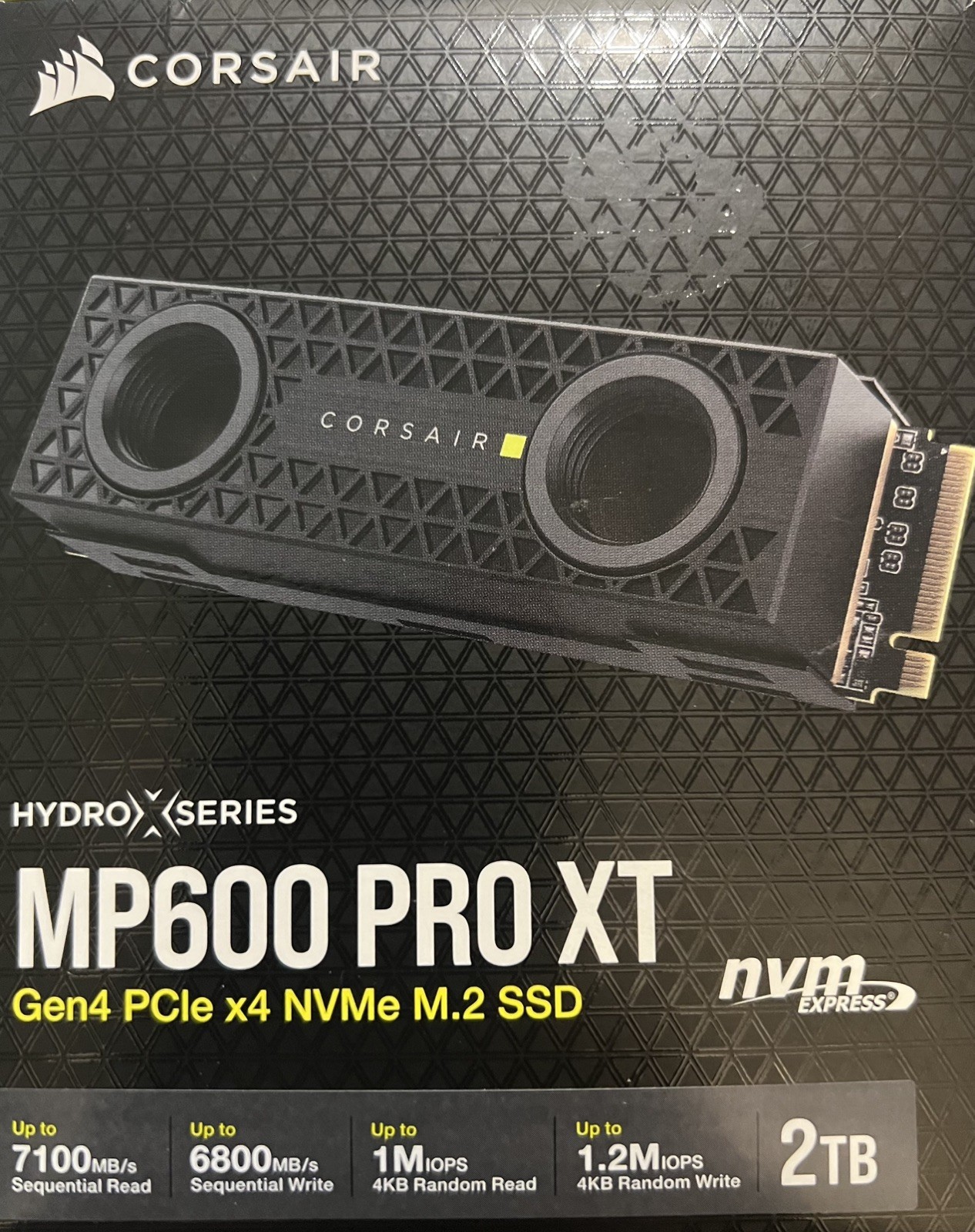 Corsair MP600 Pro XT 2TB is an ultra-high-performance PCIe Gen4 NVMe M.2 SSD