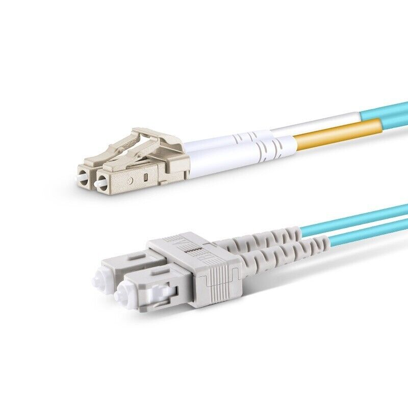 LC/UPC - SC/UPC Duplex OM3 Multimode Fiber Patch Cable OM3LCSCDX | fs.com