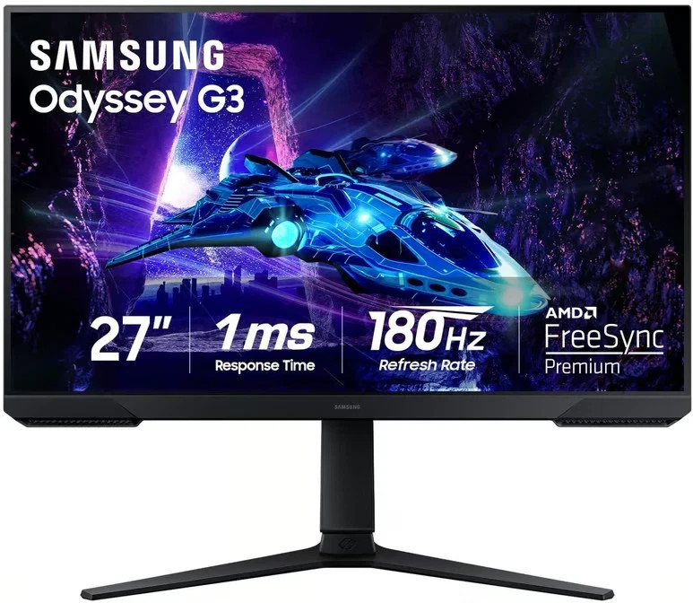 Samsung Odyssey G3 32" Gaming Monitor 180Hz 1ms FHD LS32DG302ENXZA 2024 Model