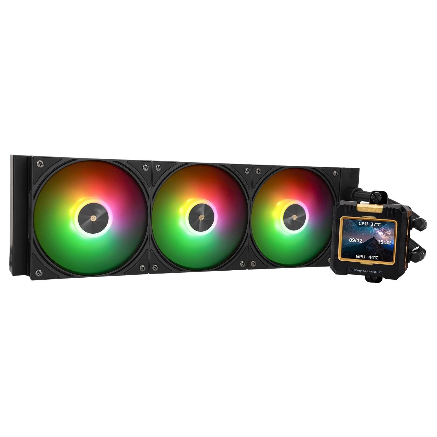 Thermalright FW360 Black ARGB CPU AIO Cooler,PC 360 Specification Water Coole...
