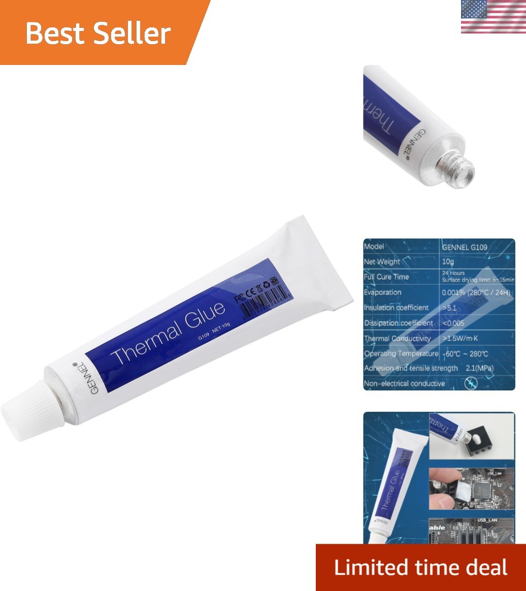 High Viscosity G109 10g Thermal Conductive Glue - Water Resistant Formula