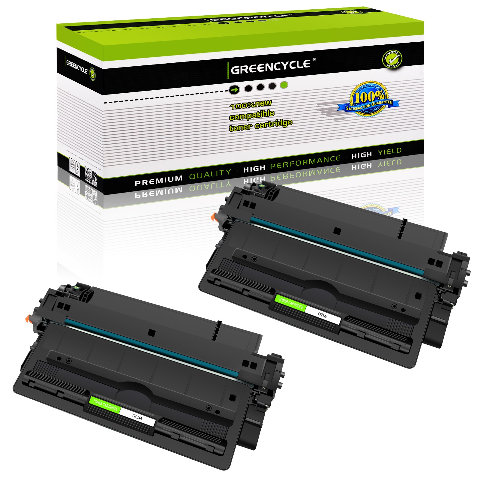 2PK CF214A Toner Cartridge Fits For HP 14A LaserJet 700 M712dn M712xh MFP M725f