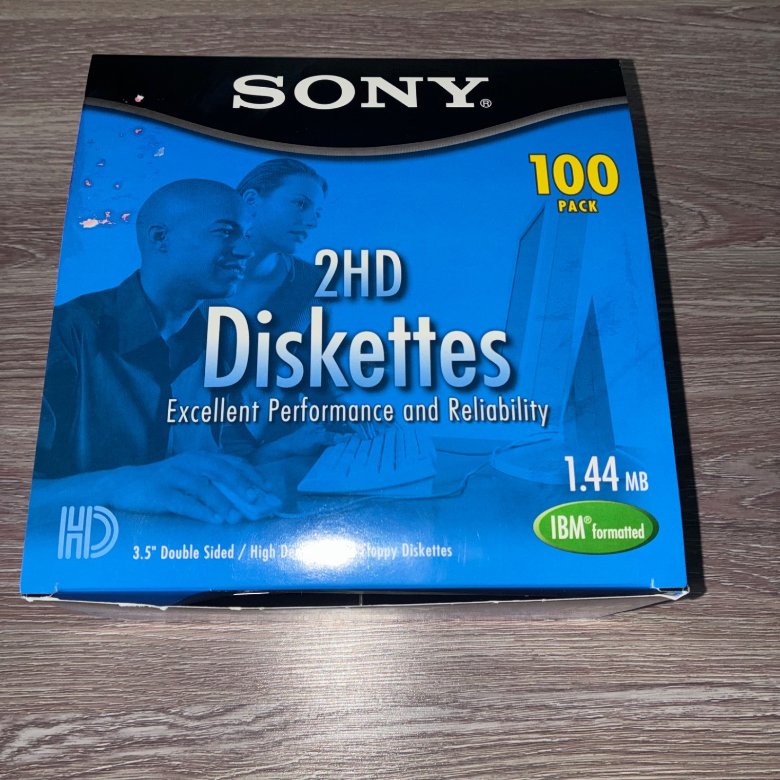 Sony 2HD 3.5" Floppy Diskettes 98 Disks High Density IBM Formatted