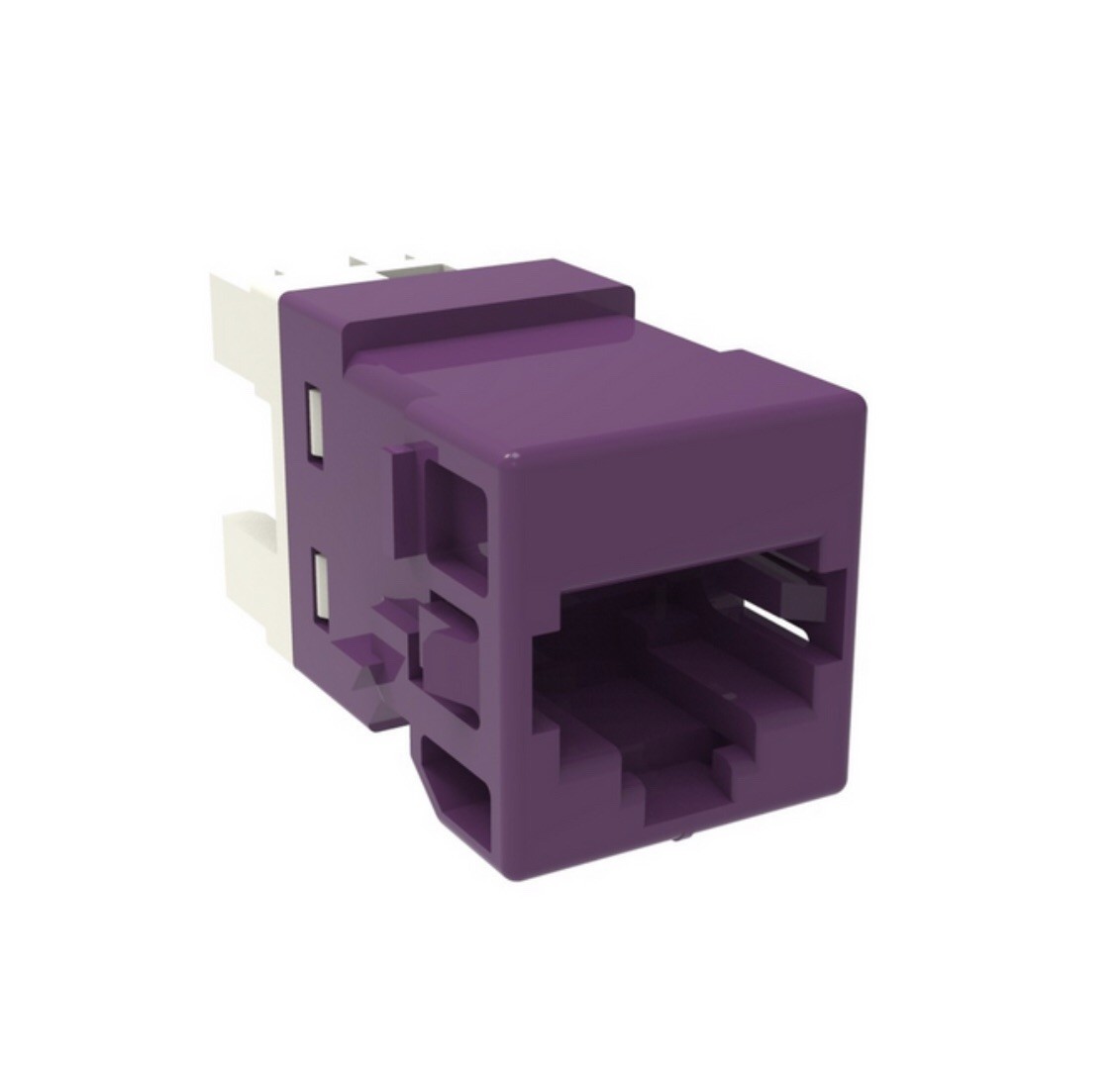 Commscope UniPrise 760237787 Cat6 RJ45 Jack UNJ600-VL Violet New Sealed