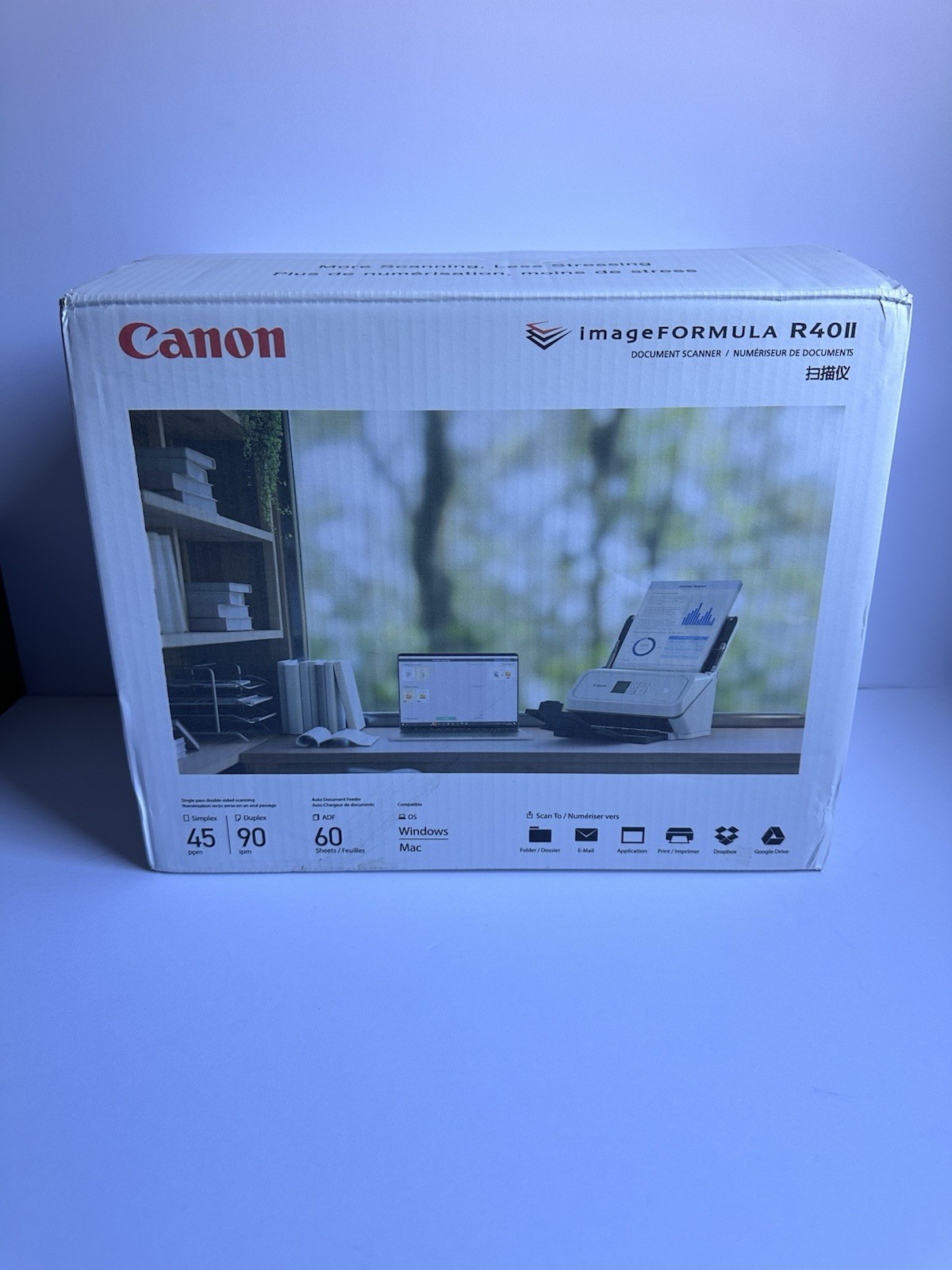 Canon imageFORMULA R40II Scanner - Open Box (5 Scans)