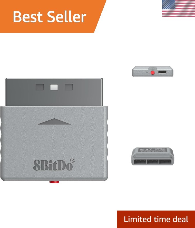 Retro Gaming Made Easy - Bluetooth Receiver for PS1/PS2, Switch, Xbox Compatible
