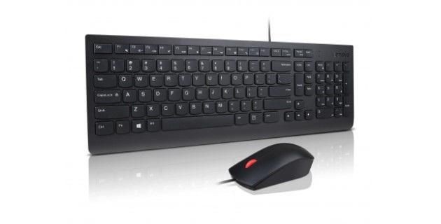 Lenovo 4X30L79912 Keyboard Mouse Included USB English, Russian Black ~E~