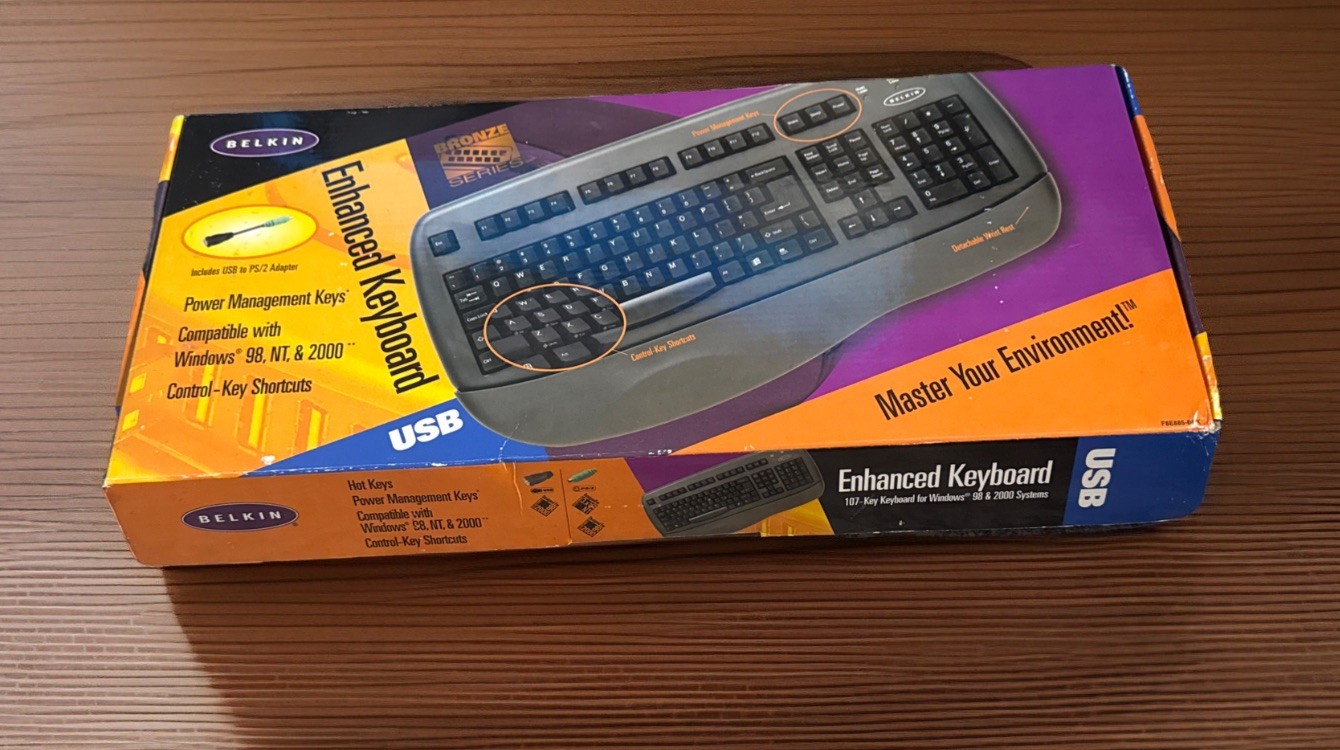 Belkin F8E885BLK Wired Keyboard