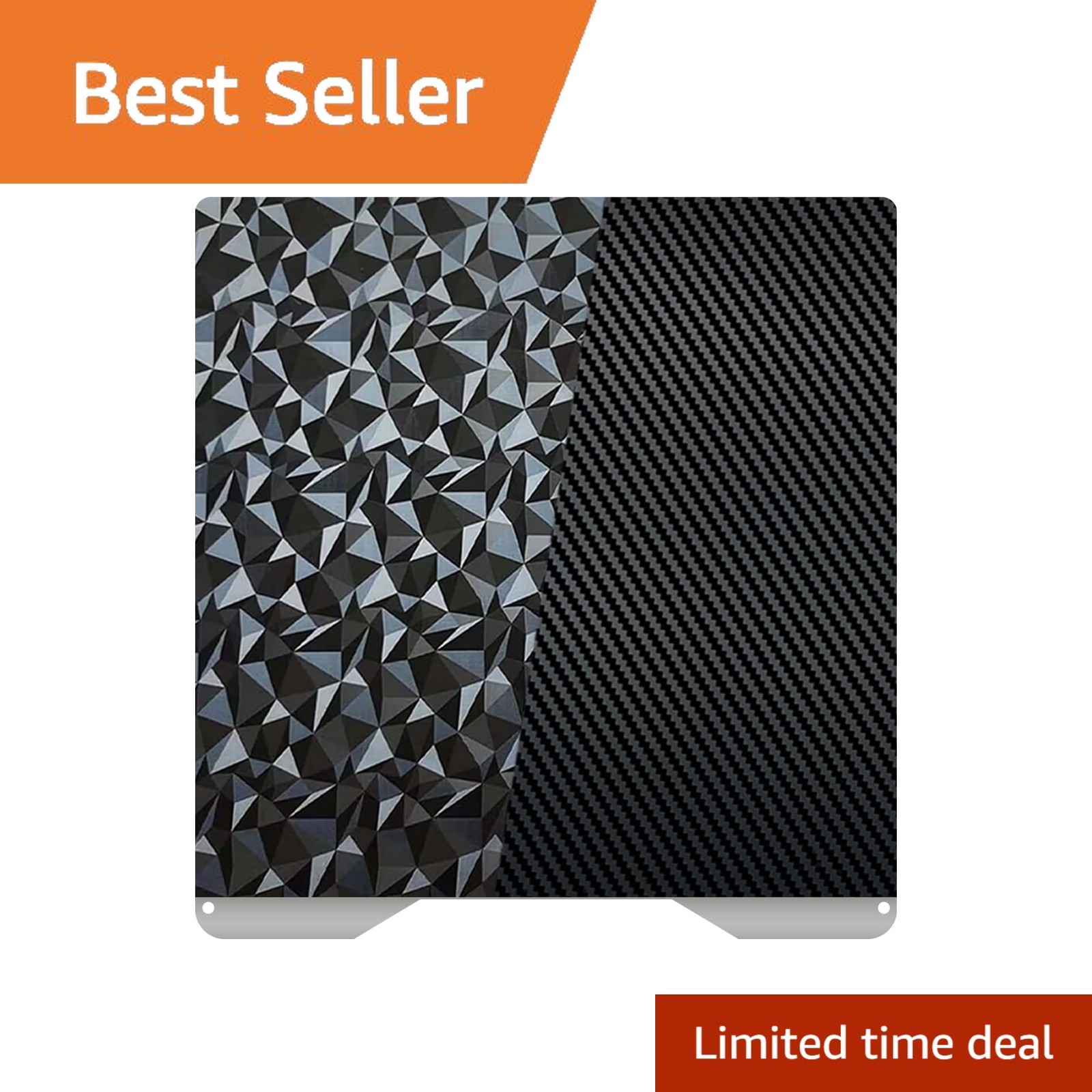 Wefuit 265x265mm PEO Carbon Fiber PET build plate