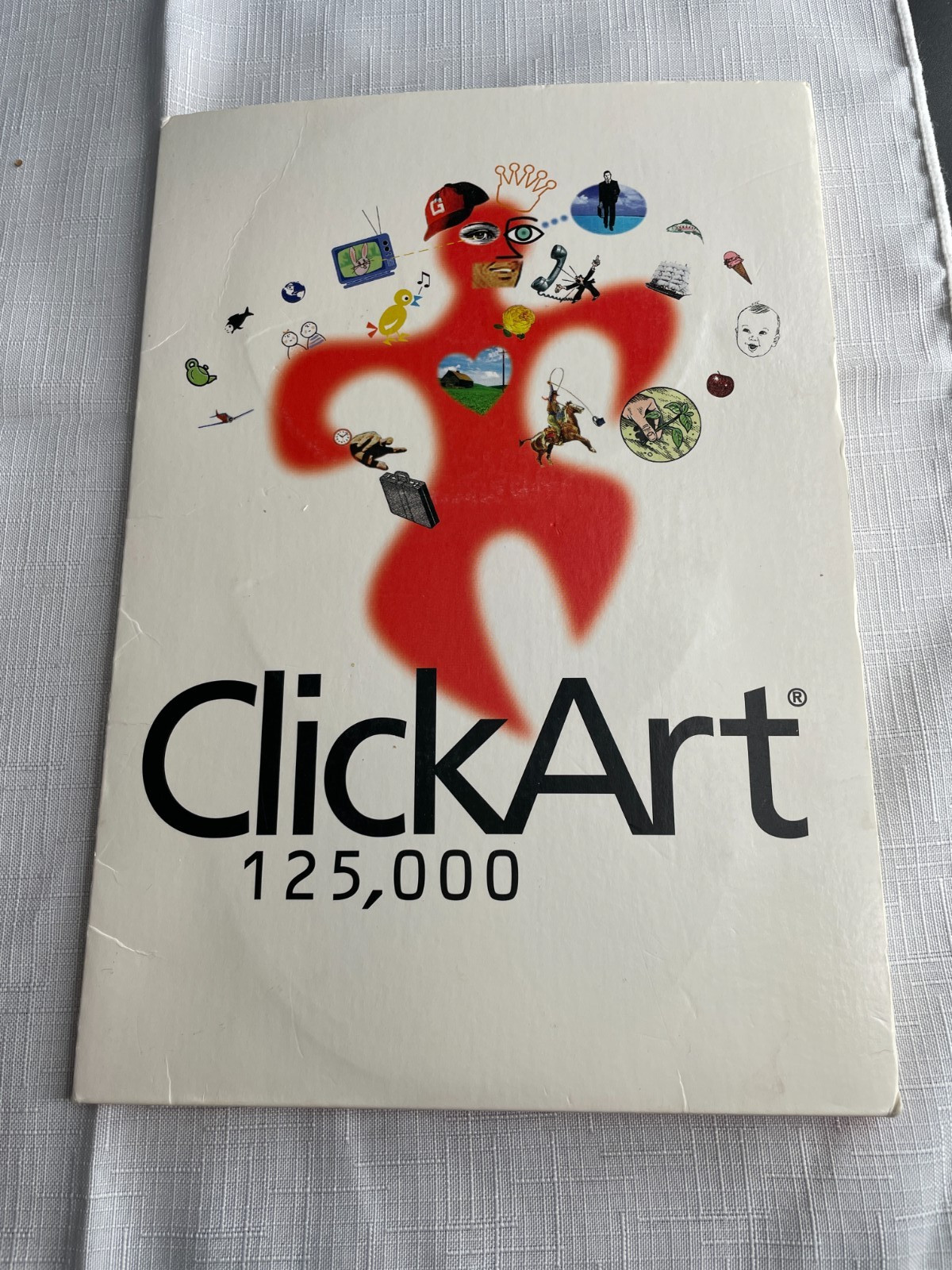 PC CD-Rom Broderbund CLICKART 125,000 Deluxe Image Pak WIN95