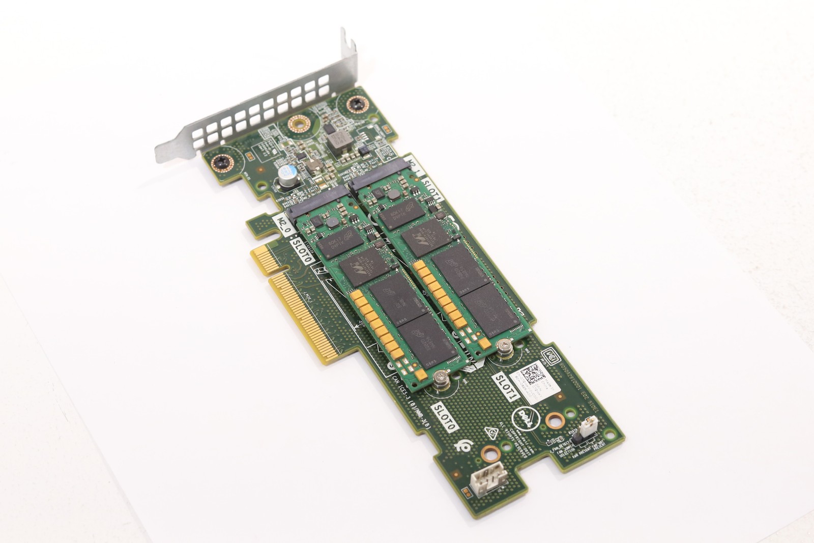 Dell Boss-S1 Dual M.2 2280 SATA SSD Adapter Card W/240GB SSD Dell P/N: 072WKY