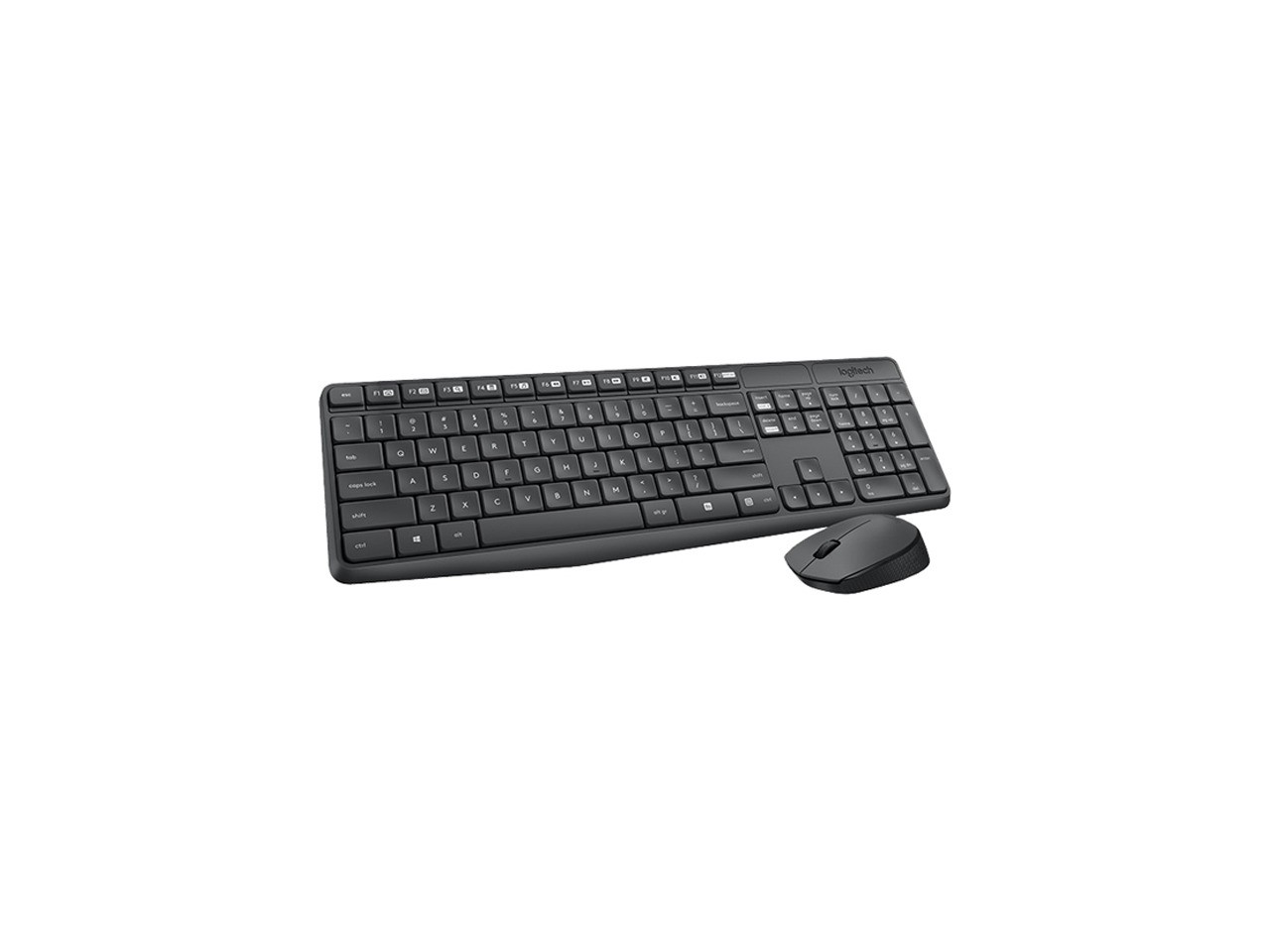 Logitech MK235 Wireless Keyboard and Mouse Combo for Windows, 2.4 GHz Wireless