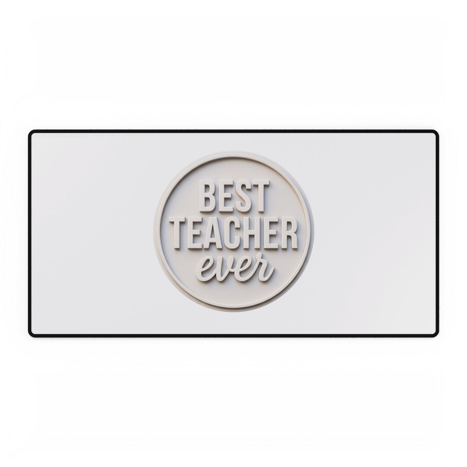 Best Teacher Ever Desk Mat | Large Desk Pad, Office Mousepad