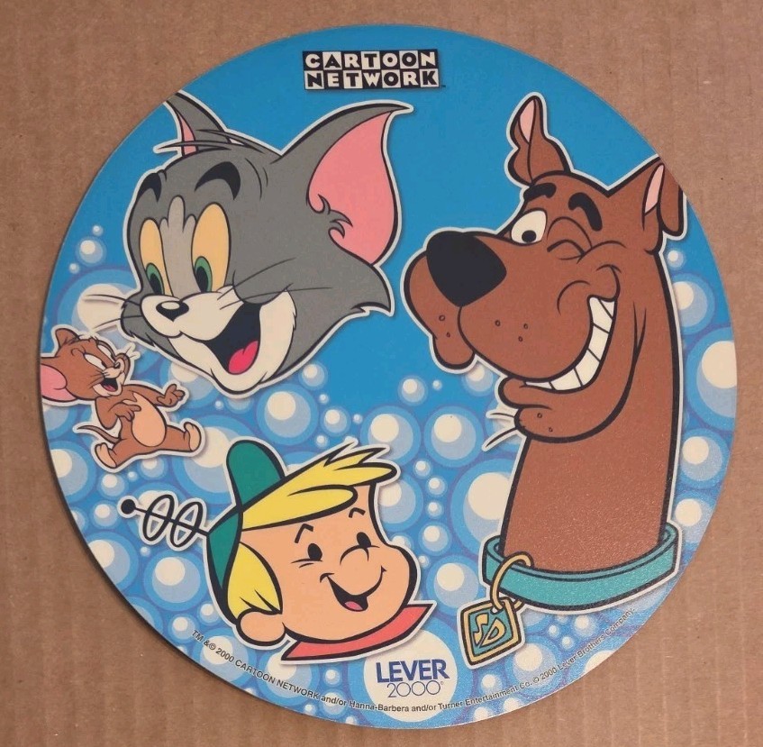 Cartoon Network Mouse Pad – Scooby-Doo, Tom & Jerry, Flintstones – Lever 2000